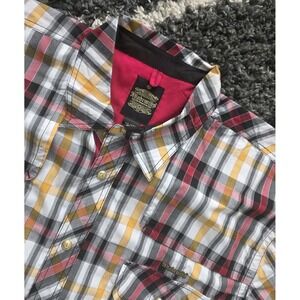 Academia Men's Pearl Snap  Paid Shirt 3XL